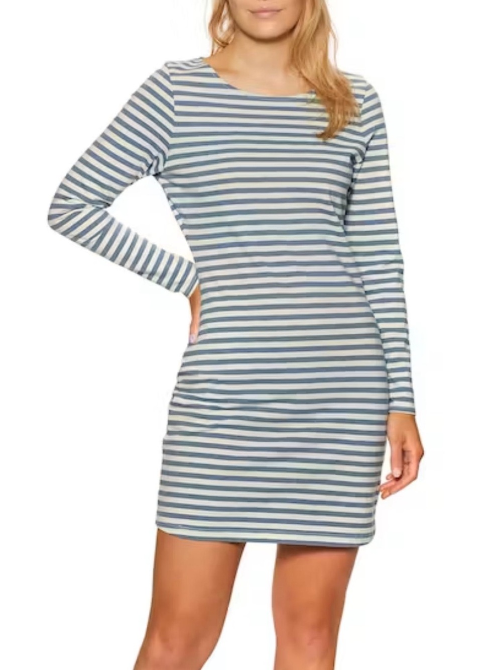 NWT Outerknown New Denim Project Boatneck Dress Size Small